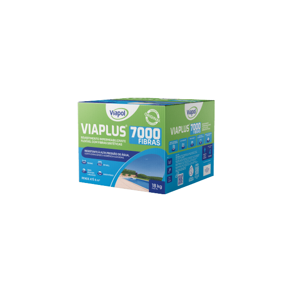 Viaplus 7000 Fibras 18KG Viapol