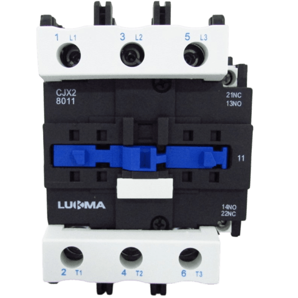 Contator Lukma Tripolar 80a 1na+1nf Cjx2-8011 220v