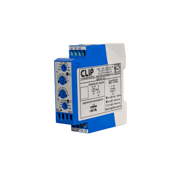 Relé Temporizador Cíclico 100H 24-242VCA/VCC CLC