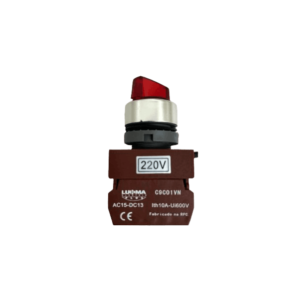 Chave Sel Plast Lk6-C2SIS 2p Fixas 1NA+1NF VM Lukma