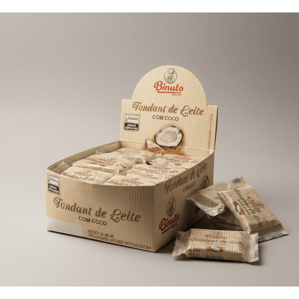 Fondant de Leite com Coco 18 unidades 40g