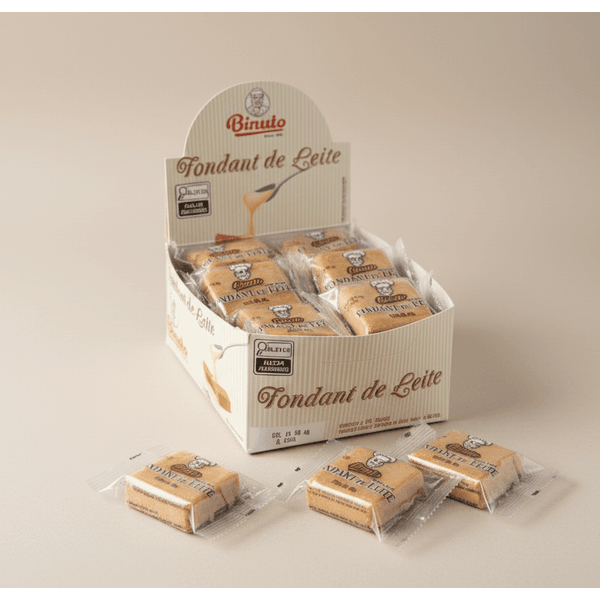 Fondant de leite caixa com 18 unidades