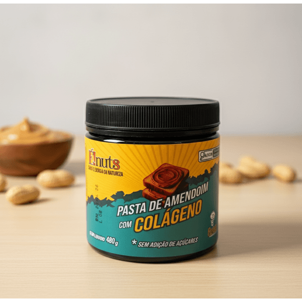 Pasta de Amendoim com Colágeno É!nuts - 480g 