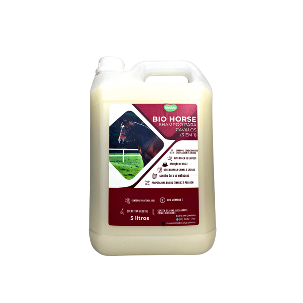 Shampoo Para Cavalos 3 Em 1 Bio Horse 05 Litros