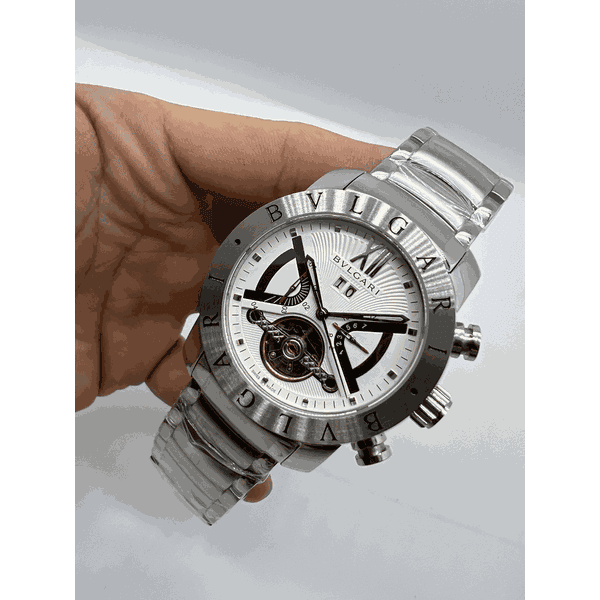 Relogio Bvlgari Automatico Aco Cod.bvauac 002 Junior Relogios de Luxo