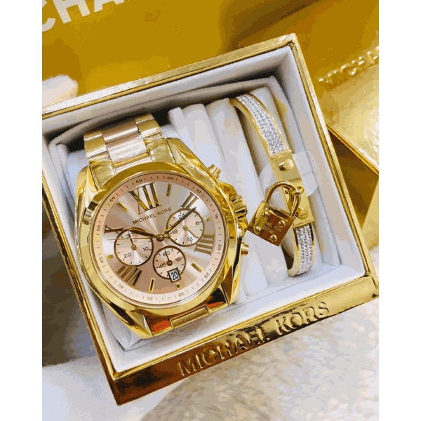 Relogio Michael Kors Kit 2 Cod.mkki2-007