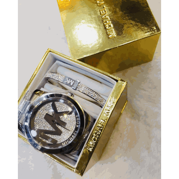 Relogio Michael Kors Kit 3 Cod.mkki3-001