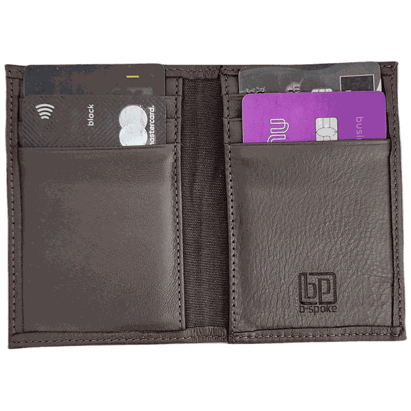 Carteira Slim - BP30 - TABACO - Couro Legítimo