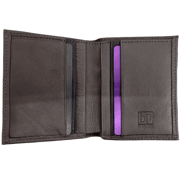 Carteira Slim - BP37 - TABACO - Couro Legítimo