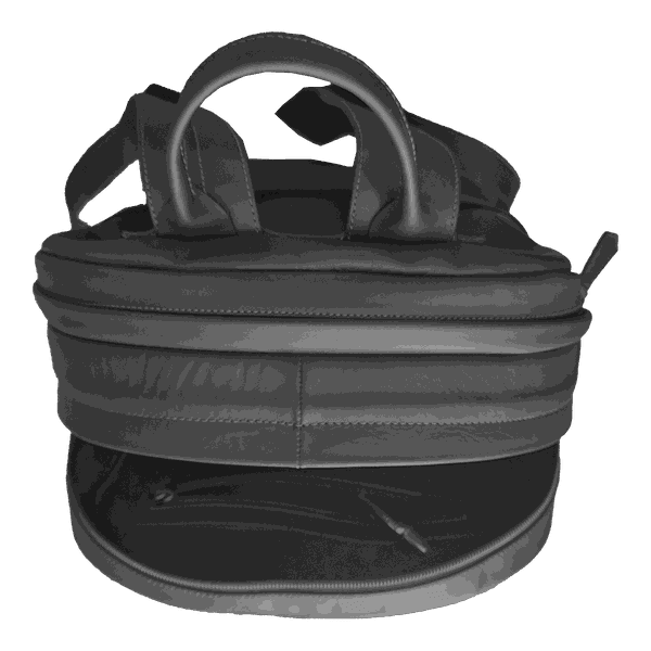 MOCHILA PARA NOTEBOOK WORKSPACE - COURO LEGÍTIMO - PRETA