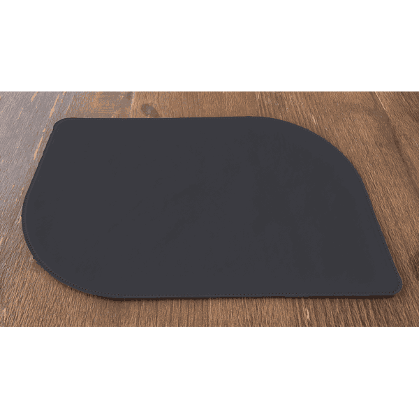 Jogo Americano Folha + Porta Copos - Kit Com 6 - Cor: Preto