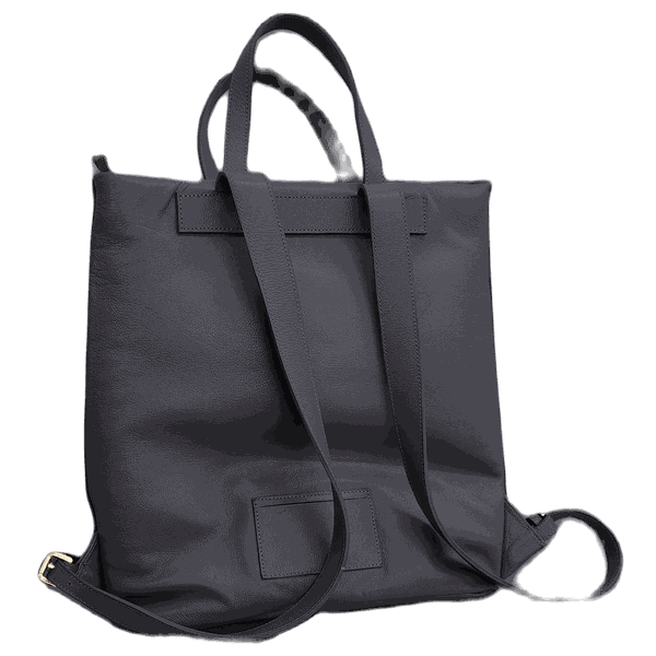 Mochila Isabella - Preta - Couro Legítimo