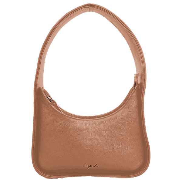 Bolsa Lua - Camel - COURO LEGÍTIMO