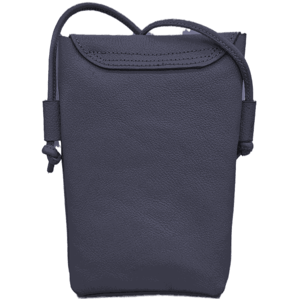 Bolsa Feminina PokeBag - Couro Legítimo - Marinho