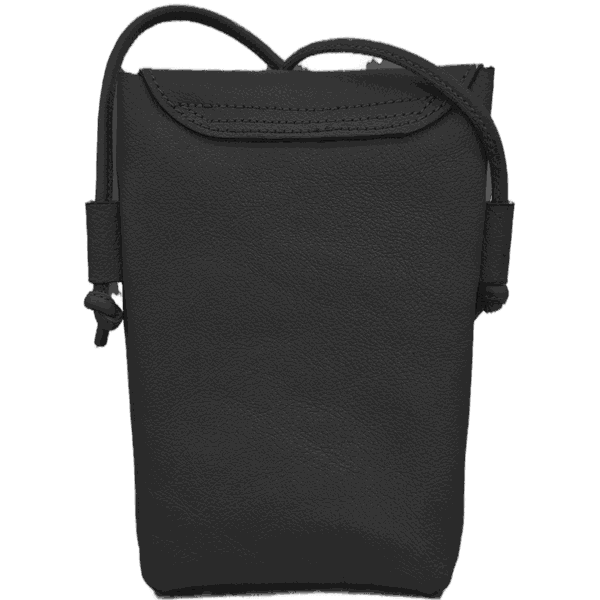 Bolsa Feminina PokeBag - Couro Legítimo - Preta