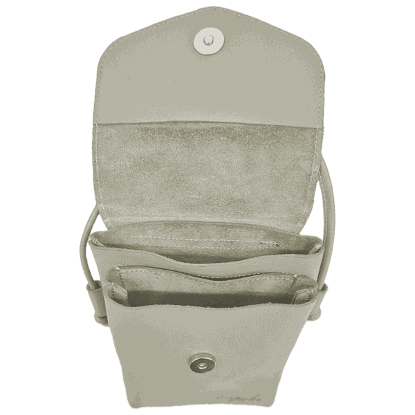 Bolsa Feminina PokeBag - Couro Legítimo - Off White