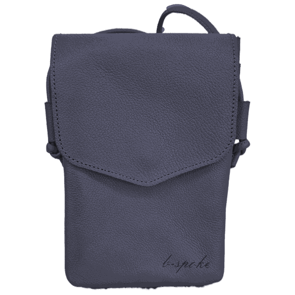 Bolsa Feminina PokeBag - Couro Legítimo - Marinho