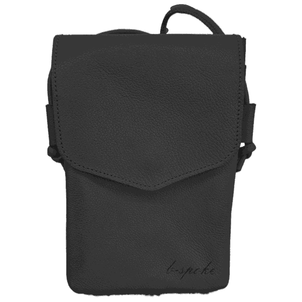 Bolsa Feminina PokeBag - Couro Legítimo - Preta
