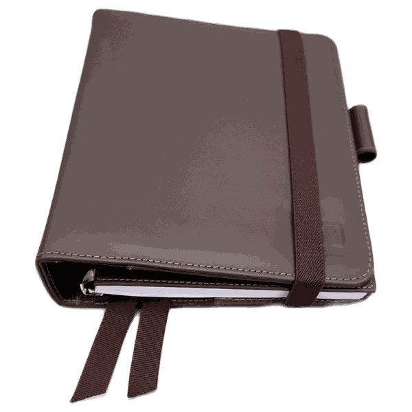 Agenda WorkSpace Luxo - TABACO - Couro Legítimo