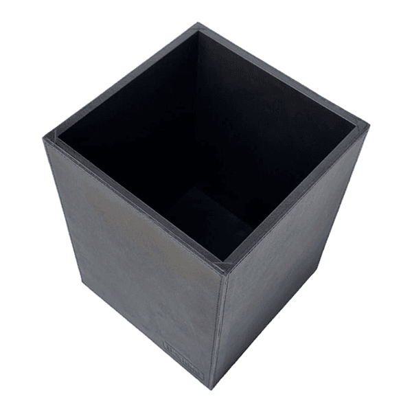 Lixeira de Mesa WorkSpace - PRETA - Couro Legítimo