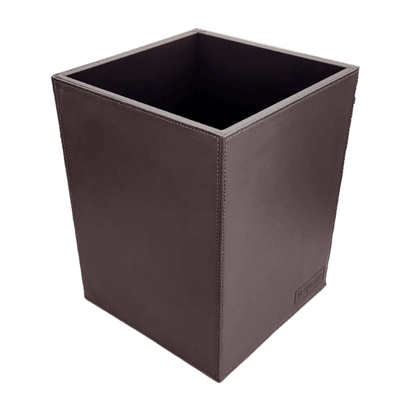 Lixeira de Mesa WorkSpace - TABACO - Couro Legítimo