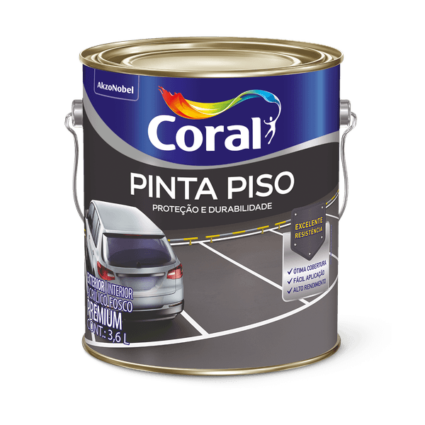 Tinta Pinta Piso Fosco 3,6L Coral