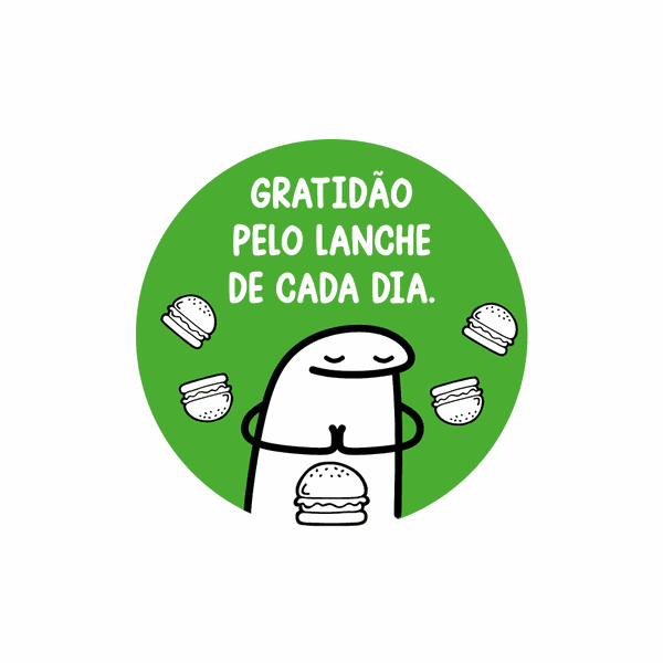 ADESIVO GRATIDÃO LANCHE - 500 UNIDADES