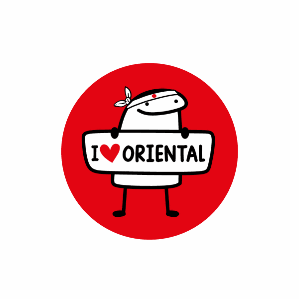 ADESIVO LOVE ORIENTAL- 500 UNIDADES