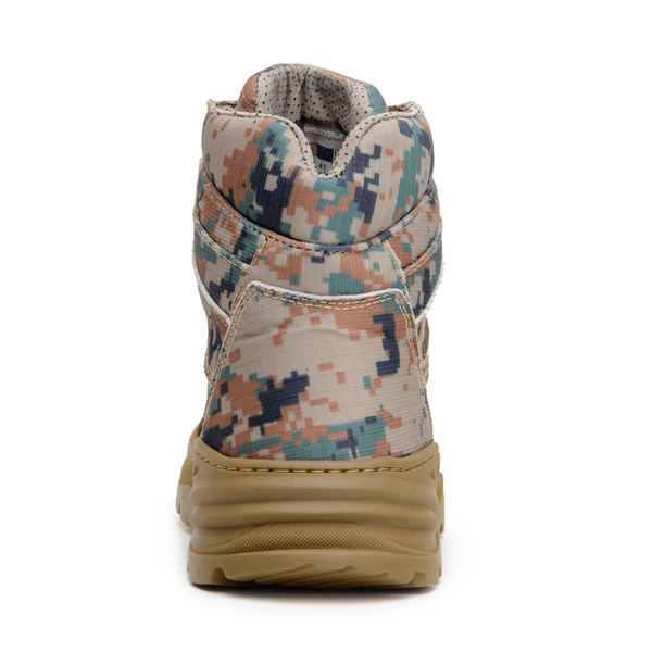 Bota de borracha cano sale longo camuflada