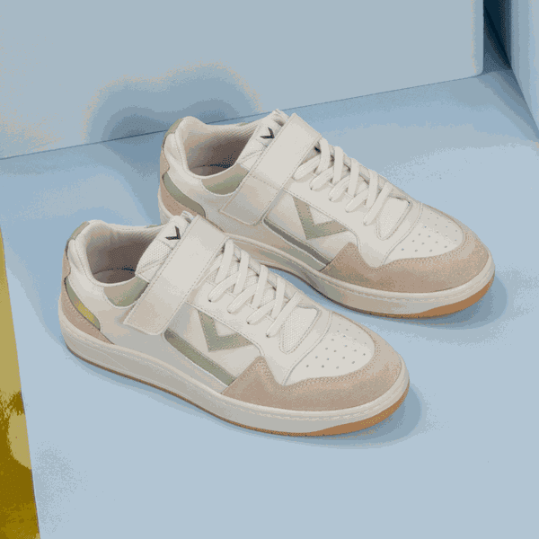 Tênis Napa Off White Verde Feminino em Couro Legitimo
