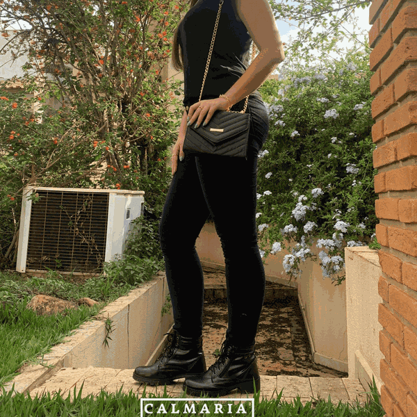 Legging com coturno clearance