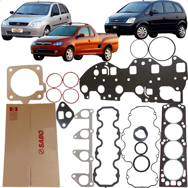 Jogo Junta Superior Cabeçote Corsa Meriva Montana 1.8 8v Sabó 79112FLEX
