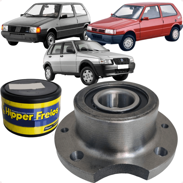 Cubo Roda Traseiro Com Rolamento Uno 1984 a 2009 Hipper Freios HFCT31