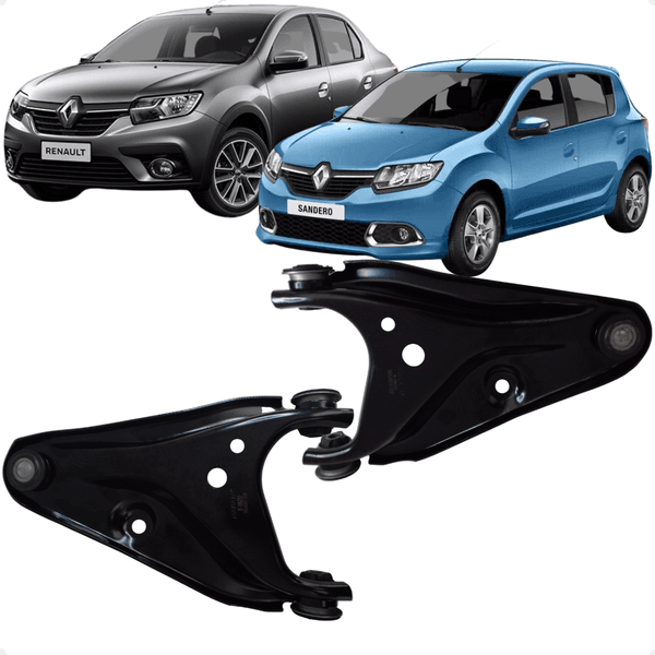 Par Bandeja Dianteira Com Pivô Logan Sandero 1.0 1.6 Após 2014 Nakata NBJ6011DP NBJ6011EP