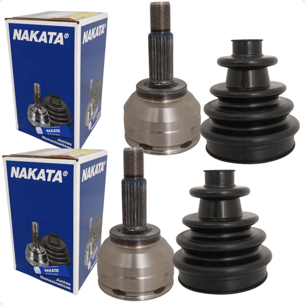 Par Junta Ponteira Homocinética Roda Gol G5 G6 G7 G8 Fox Voyage 1.0 2010 a 2023 Nakata NJH011809