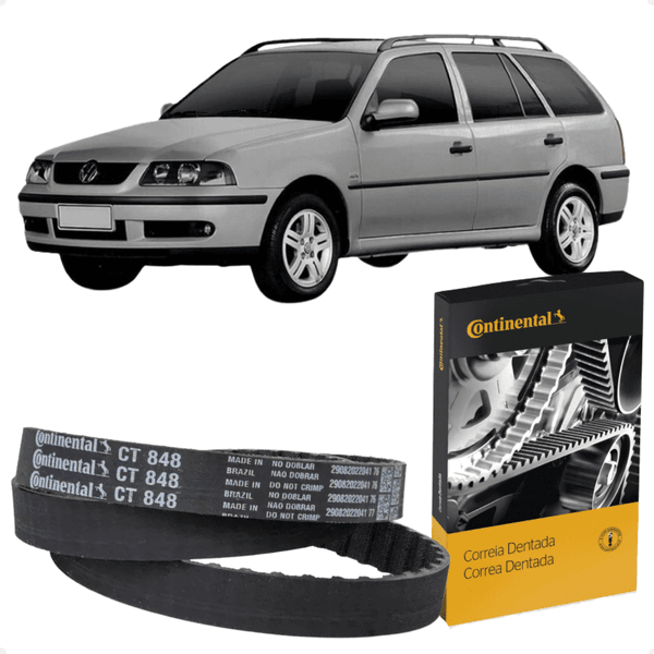 Correia Dentada Gol Parati Santana Saveiro G2 G3 G4 Ap 1.6 1.8 2.0 8V Após 1996 Contitech CT848