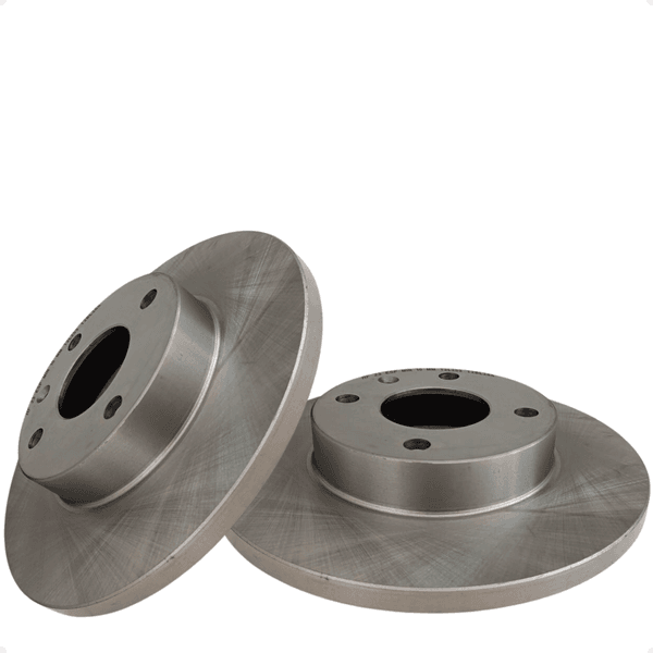 Kit Discos Sólidos e Pastilhas Freio Dianteiro Celta 1.0 8v 2000 a 2008