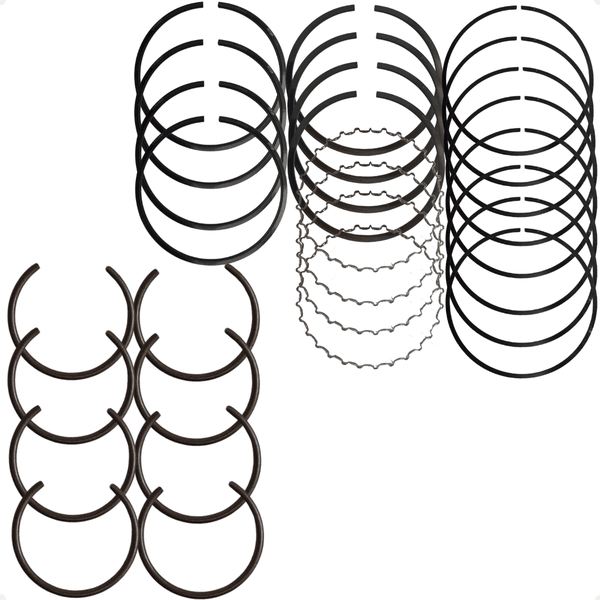 Jogo Pistão e Anel 050 Gol Parati Voyage 1.8 8v AP Gasolina 1986 a 1996 Metal Leve SPA1495