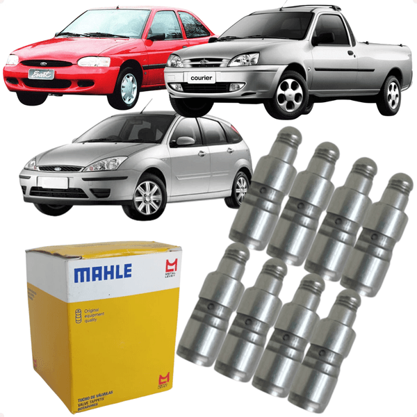 Jogo De Tuchos Fiesta Ecosport Ka Courier Focus Escort 1.0 1.6 8v Zetec Rocam Metal Leve TV9301