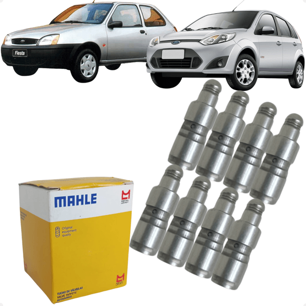 Jogo De Tuchos Fiesta Ecosport Ka Courier Focus Escort 1.0 1.6 8v Zetec Rocam Metal Leve TV9301