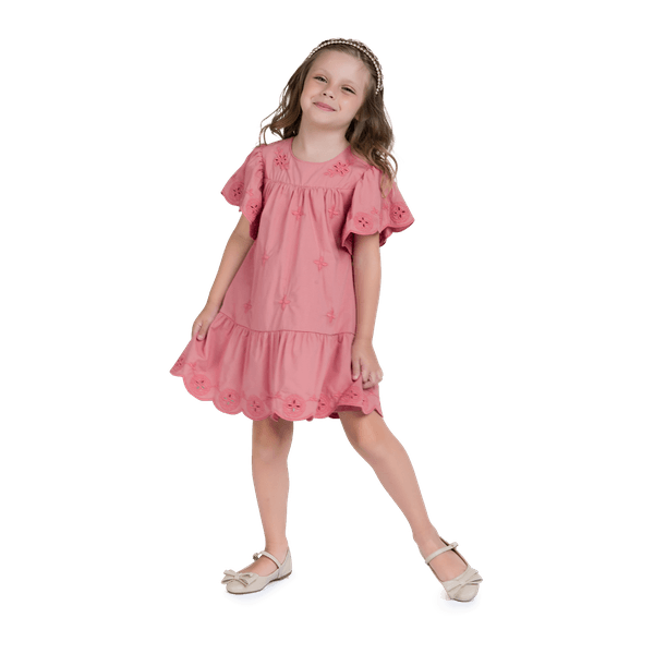 Vestido rosa hot sale milon