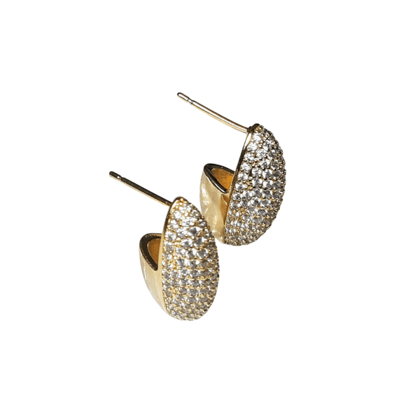 Brinco Corte Oval Dourado