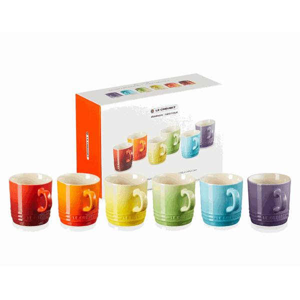 Kit 6 Canecas 100ml Gift Collection Le Creuset