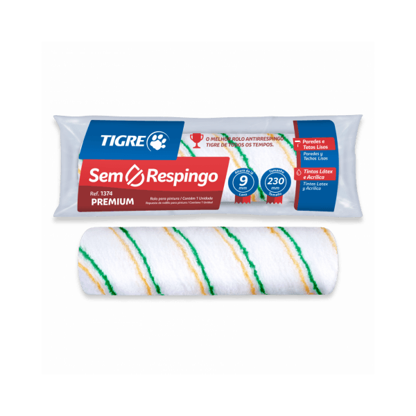 ROLO ANTIRRESPINGO PREMIUM 23cm 1374 TIGRE