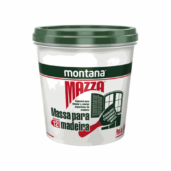 MASSA PARA MADEIRA 1,6KG MONTANA