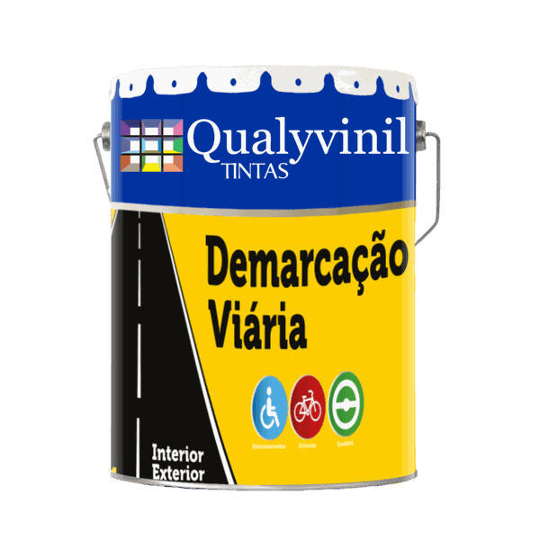 TINTA DEMARCAÇÃO VIÁRIA BRANCO NEVE BASE ÁGUA 3,6L QUALYVINIL