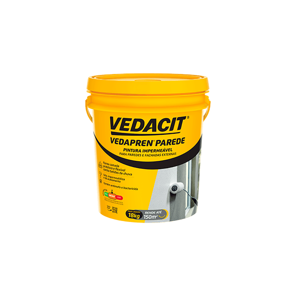 Vedapren Parede Branco Balde 18 L - Vedacit