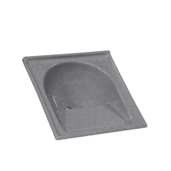 TANQUE SINTETICO SIMPLES CINZA 60X60CM RORATO
