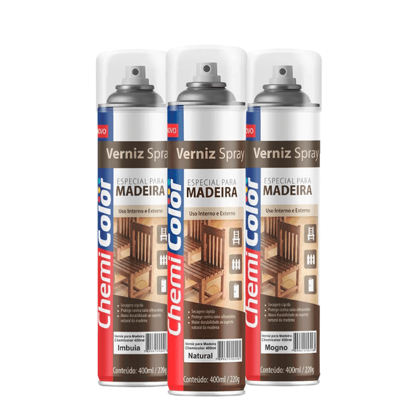 Spray Verniz Para Madeira 400mL Chemicolor