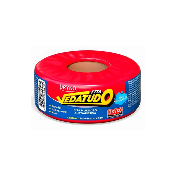 Fita Multiuso Autoadesiva Vedatudo 5cmx10m Un Dryko
